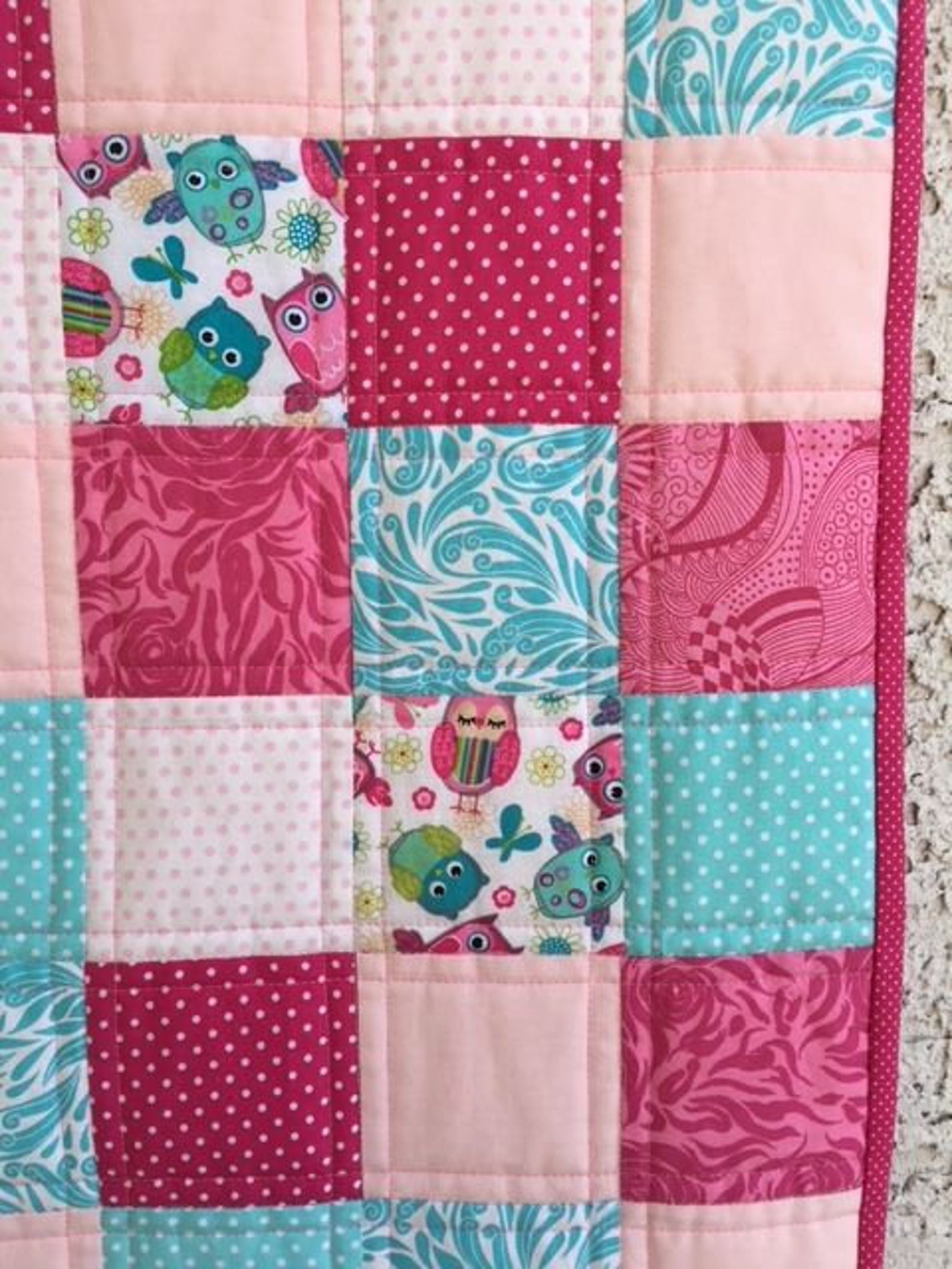 Baby Girl Quilt Baby Quilts Handmade Baby Quilts for Sale Etsy