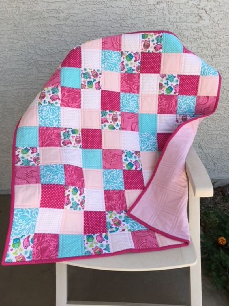 Baby Girl Quilt Baby Quilts Handmade Baby Quilts for Sale Etsy