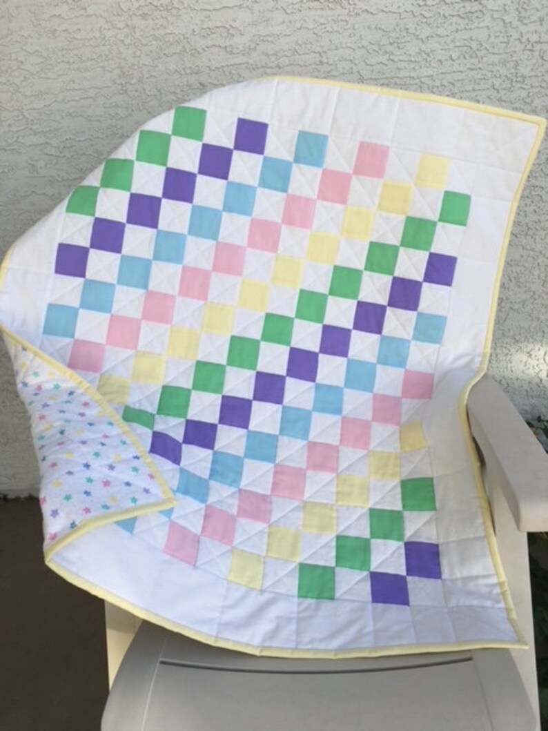 Handmade Baby Quilt, Baby Shower Quilt, Baby Boy Quilt, Baby Quilt