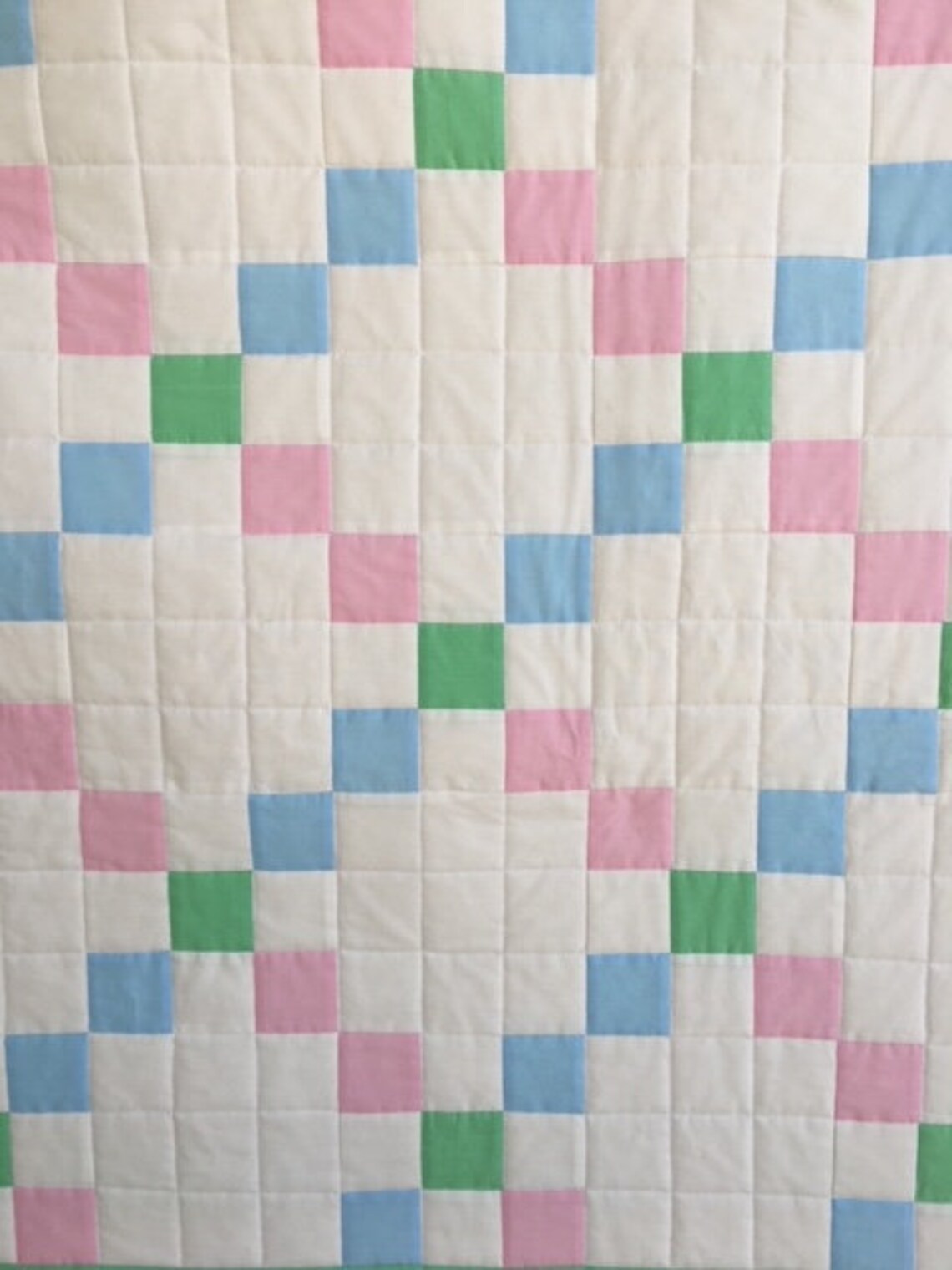 Homemade Baby Quilt, Baby Boy Quilt, Pieced Baby Quilt, Babygirl Quilt