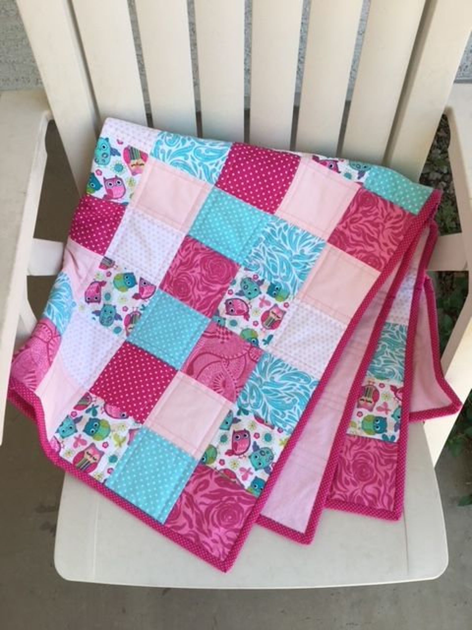Baby Girl Quilt Baby Quilts Handmade Baby Quilts for Sale Etsy