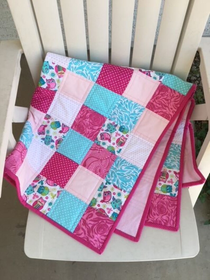 Baby Girl Quilt Baby Quilts Handmade Baby Quilts for Sale Etsy