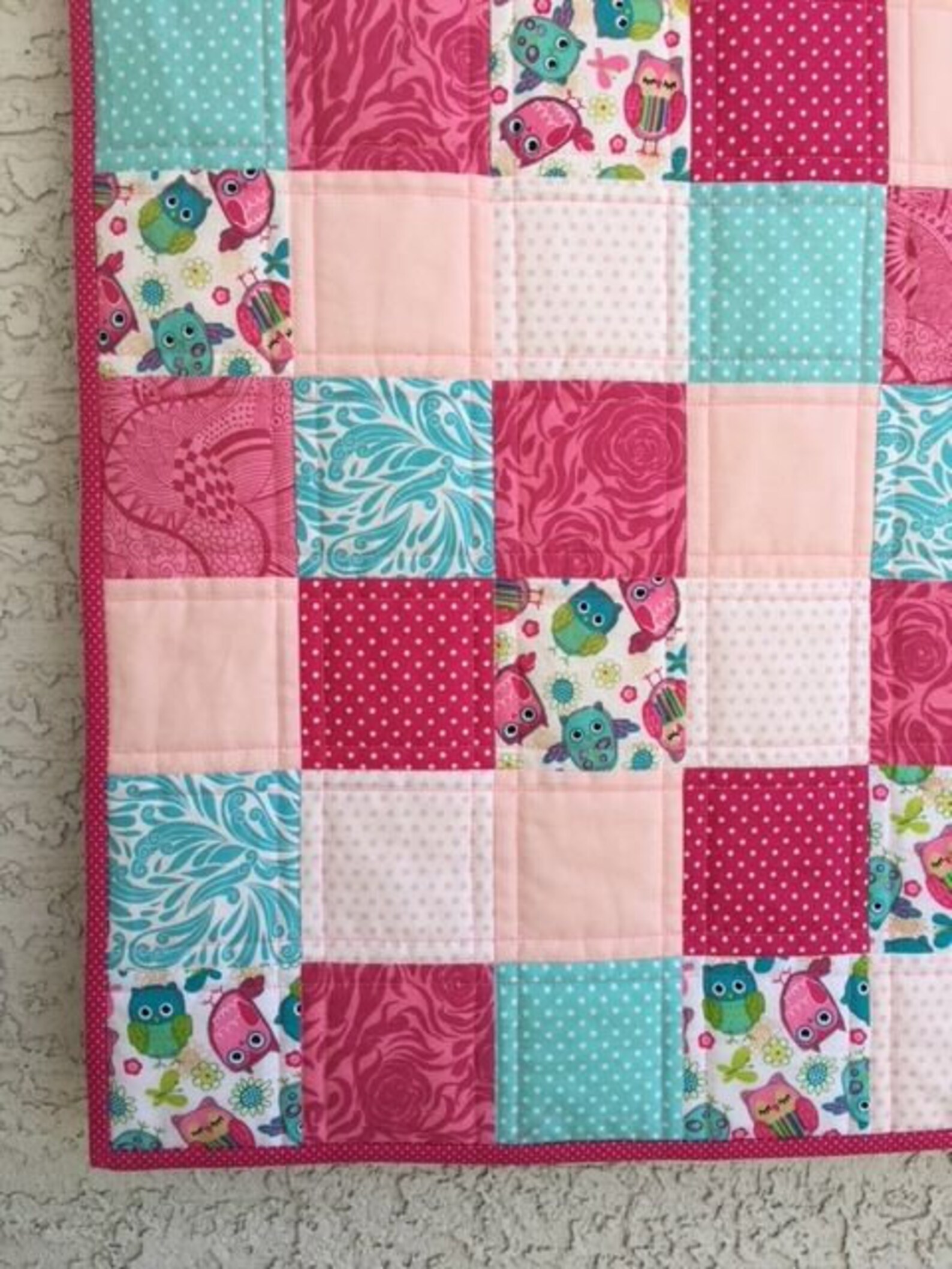 Baby Girl Quilt Baby Quilts Handmade Baby Quilts for Sale Etsy