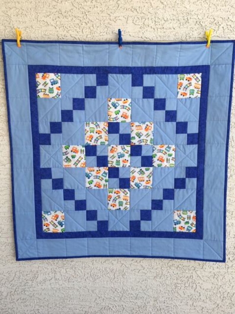 Baby Boy Quilt, Homemade Baby Quilt, Baby Shower Quilt, Handmade Baby Quilt, Pieced Baby Quilt