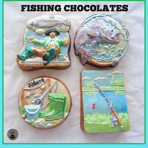 Fishing Gift/Unusual Chocolate Gift for Fisherman/Male/Female/Birthday Gift for Man/Boy/Uncle/Dad/Friend/Brother/Husband/Lake/Sea/Boyfriend