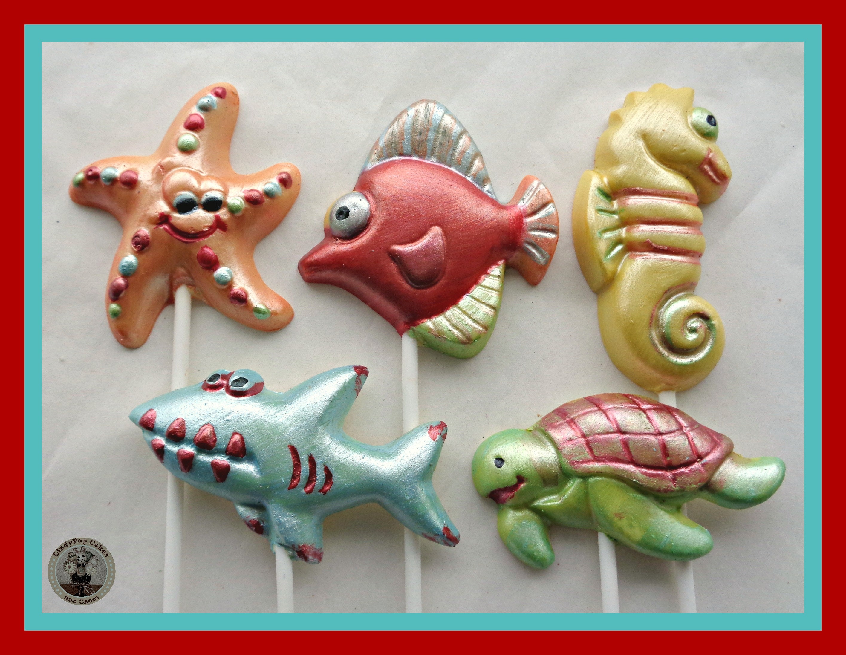 Chocolate Sea Creatures Chocolate Gift/under the Sea - Etsy