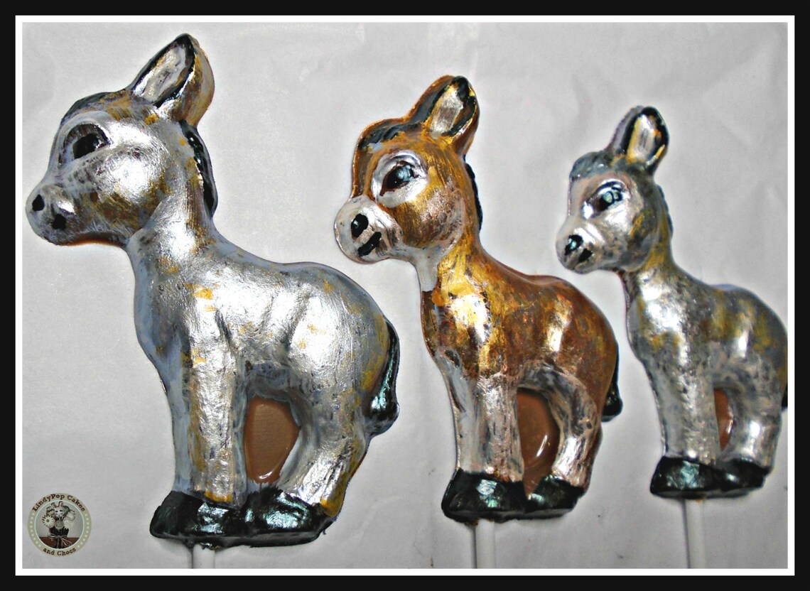 Donkey Chocolate Lollipops/donkey Gift/chocolate Donkey/edible Etsy UK