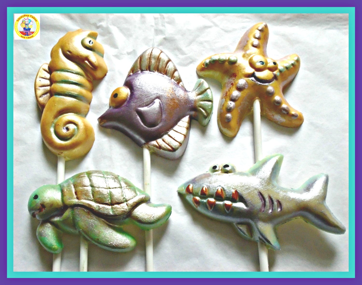 Chocolate Sea Creatures Chocolate Gift/under the Sea Etsy