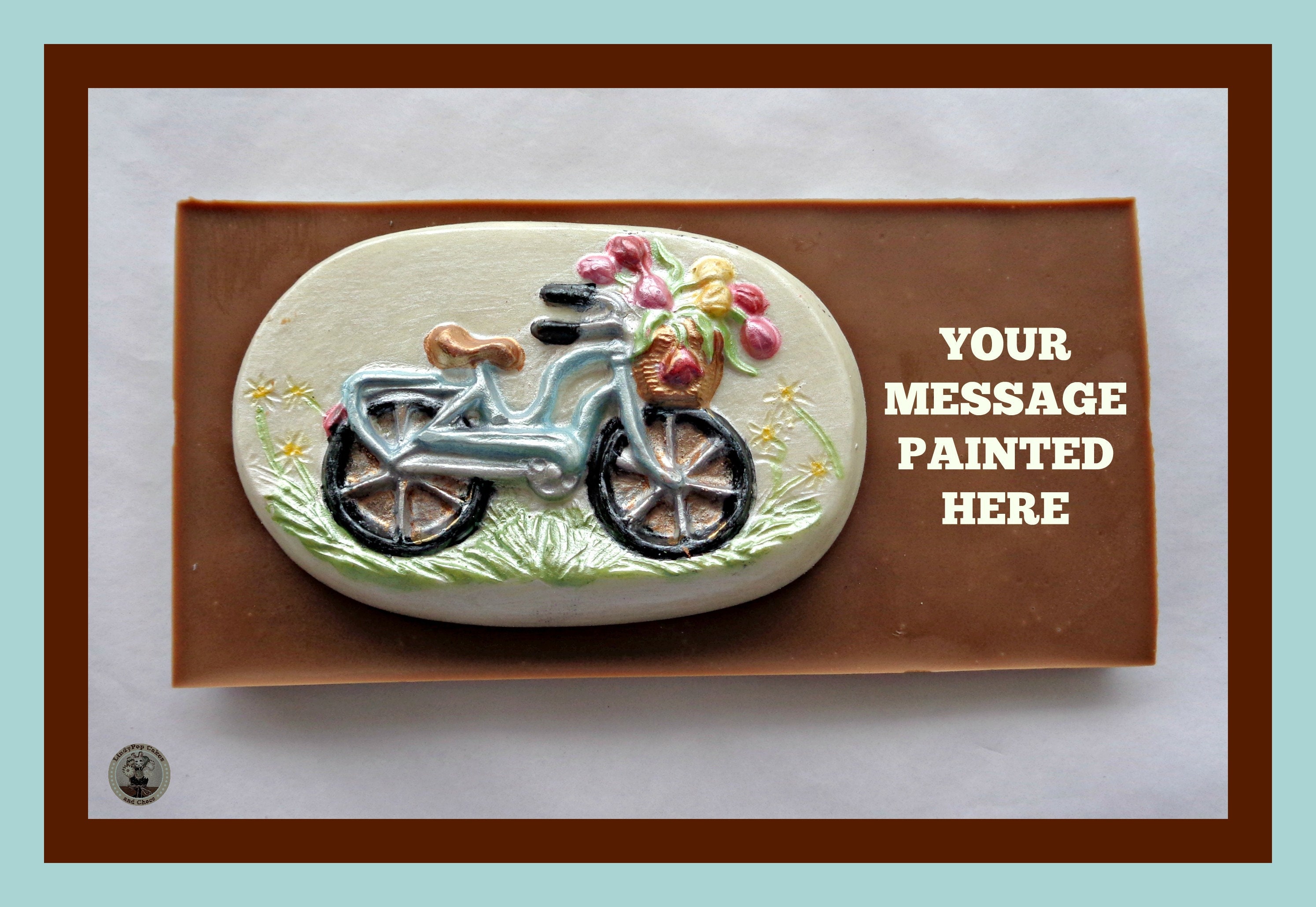 Bike Gift for Her/Bicycle Chocolate Gift/Female Cyclist/Girls Etsy