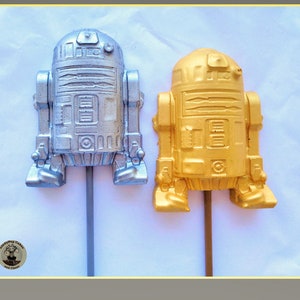 Chocolate Robot Lollipops/Outer Space/Star Ship/Boys Birthday Gift/Space War/Space Trek Movie/Men gift/male/son/husband/brother/boyfriend