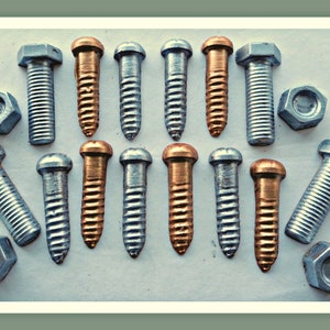 Chocolate Screws/Nuts/Bolts/Chocolate Tool Gift/DIY for him/Edible tools/Male Birthday/Fun chocolate/Husband/Boyfriend/Son/Brother/Dad/Man image 1