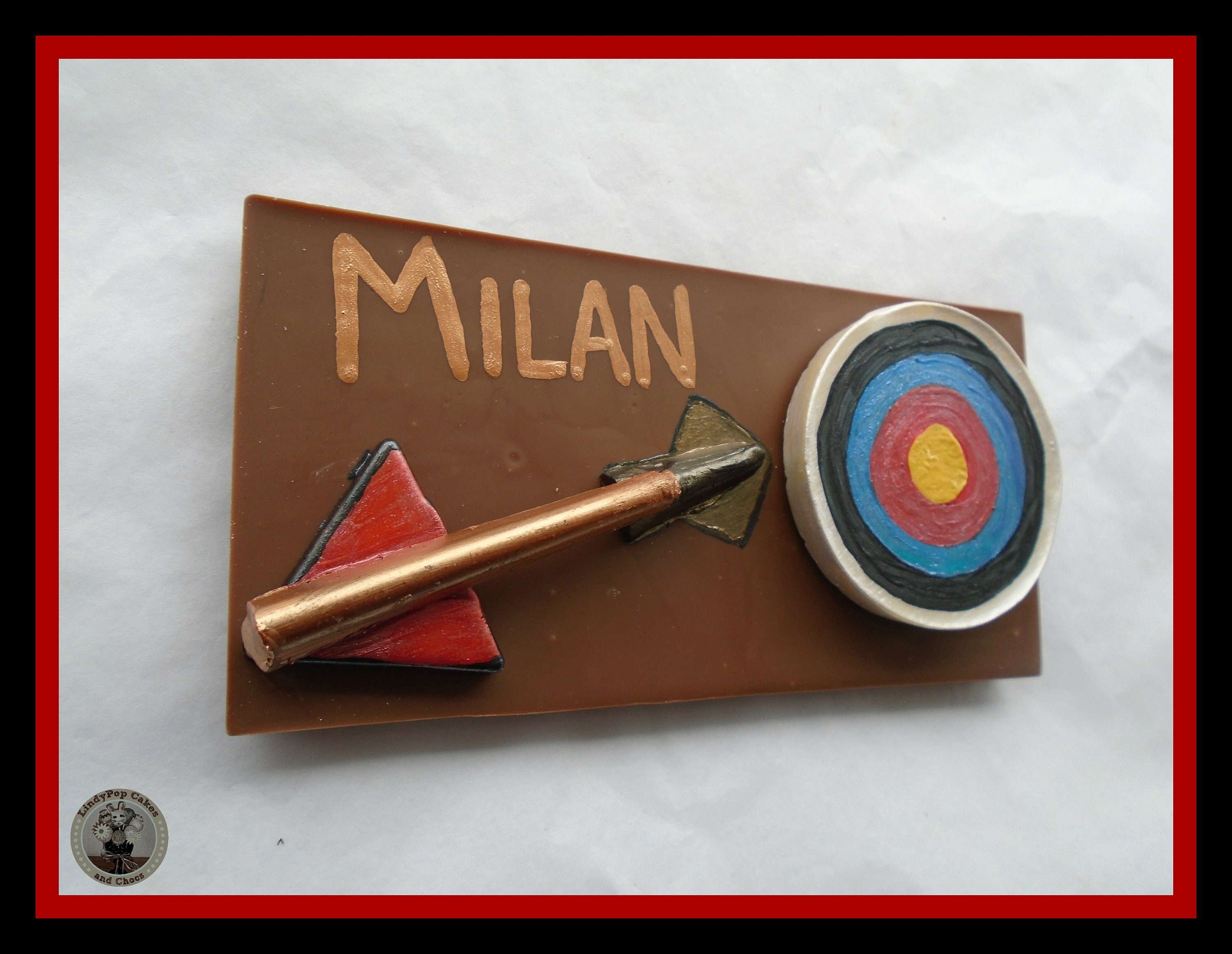 Buy Archery Giftchocolate Giftarchertargetarrowbowarrowsmithbullseyeedible  Birthday Gift for Himmale Sportmenmanhusbandfriendson Online in India  - Etsy