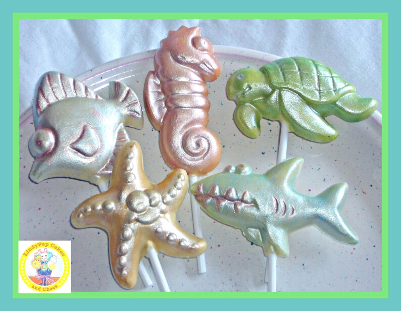 Chocolate Sea Creatures Chocolate Gift/under the Sea Etsy