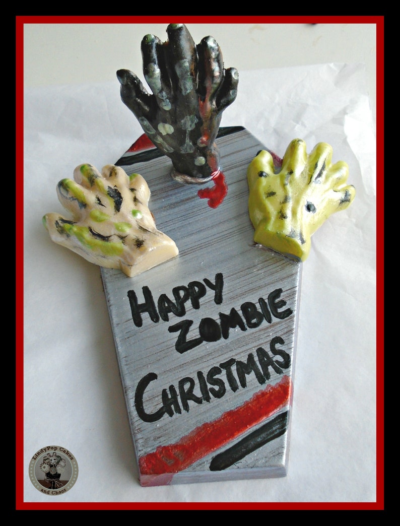 Horror Chocolate Gift/Zombie gift/Chocolate zombie hands/Blood/Creepy/Scary/Spooky/Boy/Son/Men/Male/Boyfriend/Husband/Unusual Halloween gift image 3