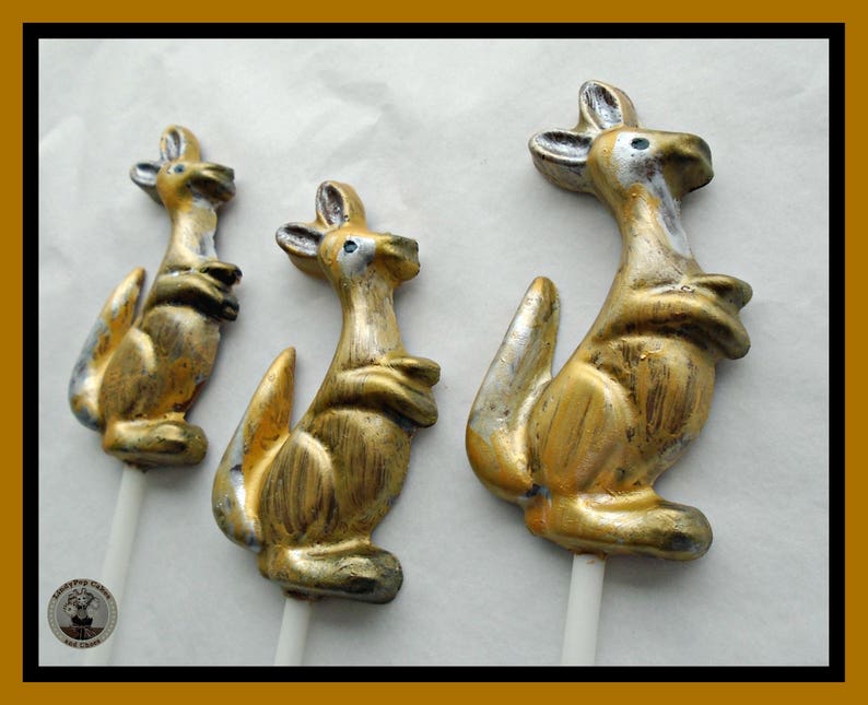 Kangaroo Gift Chocolate Kangaroo Lolly/Edible Etsy España