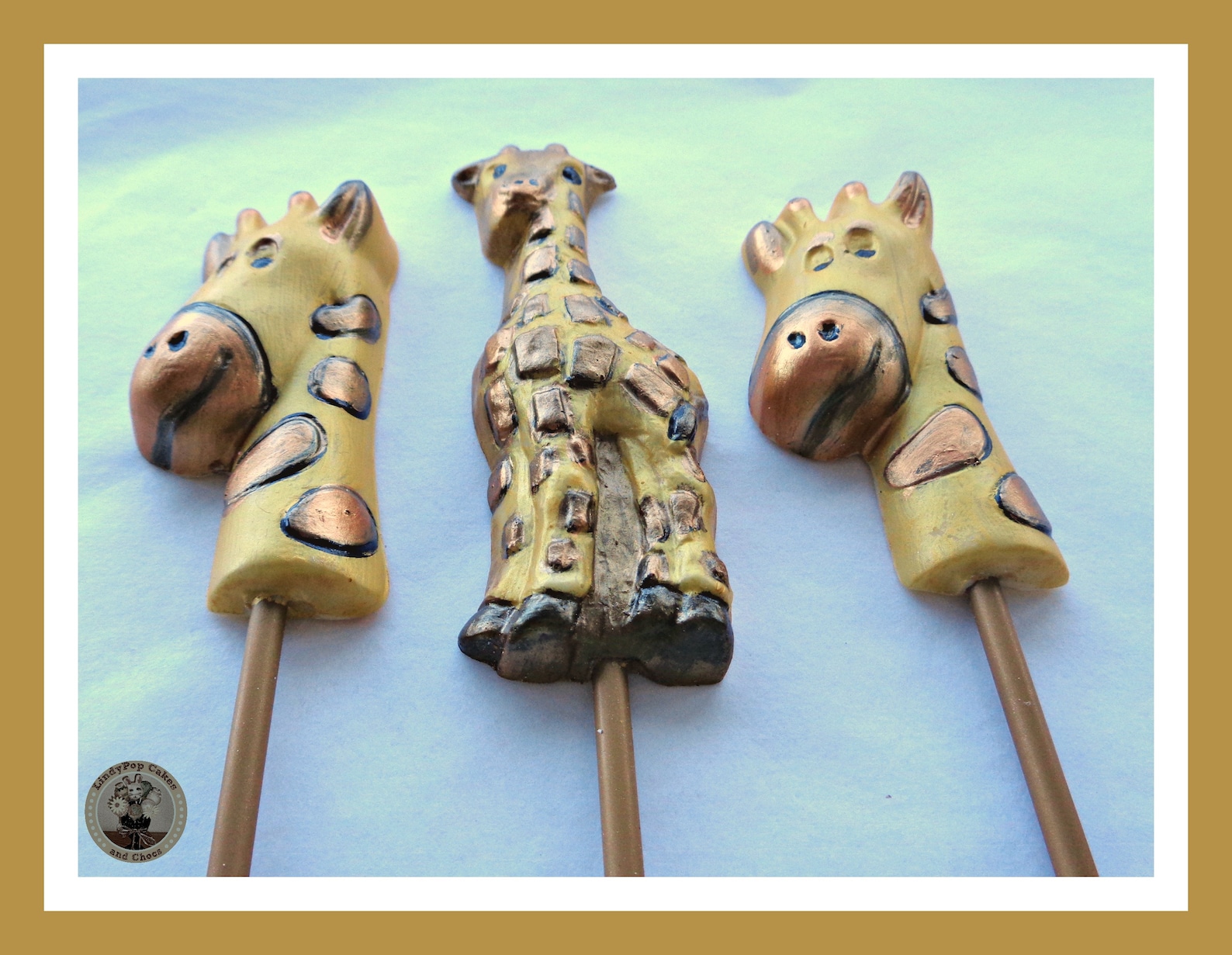 Giraffe Gift Chocolate Lollipops/chocolate Giraffe Etsy