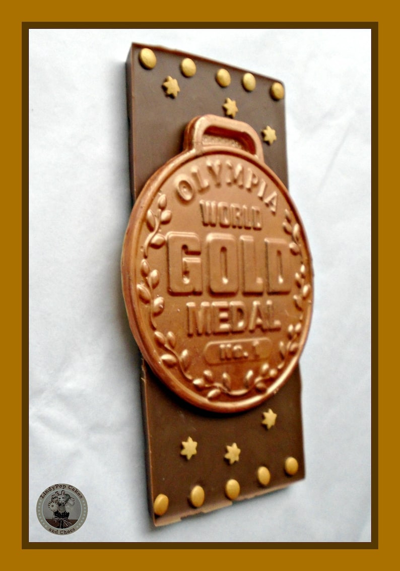 Chocolate Medal/sports Medal/edible Gold Medal/pretend Olympic Etsy
