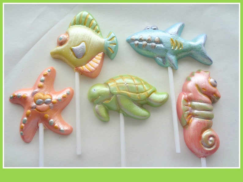 Chocolate Sea Creatures Chocolate Gift/under the Sea Etsy