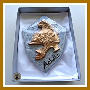 Roman Shield Chocolate Gift/Greek Soldier/Trojan/History/Centurion Helmet/Ancient Greece/Historian/Classics Student/Teacher/Gladiator/Men