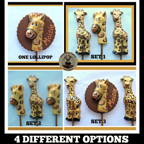 Giraffe Chocolate Etsy