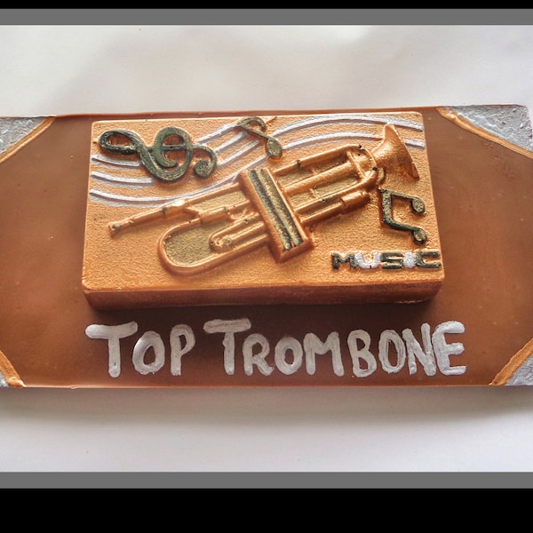 Chocolate Instrument Trombone Etsy