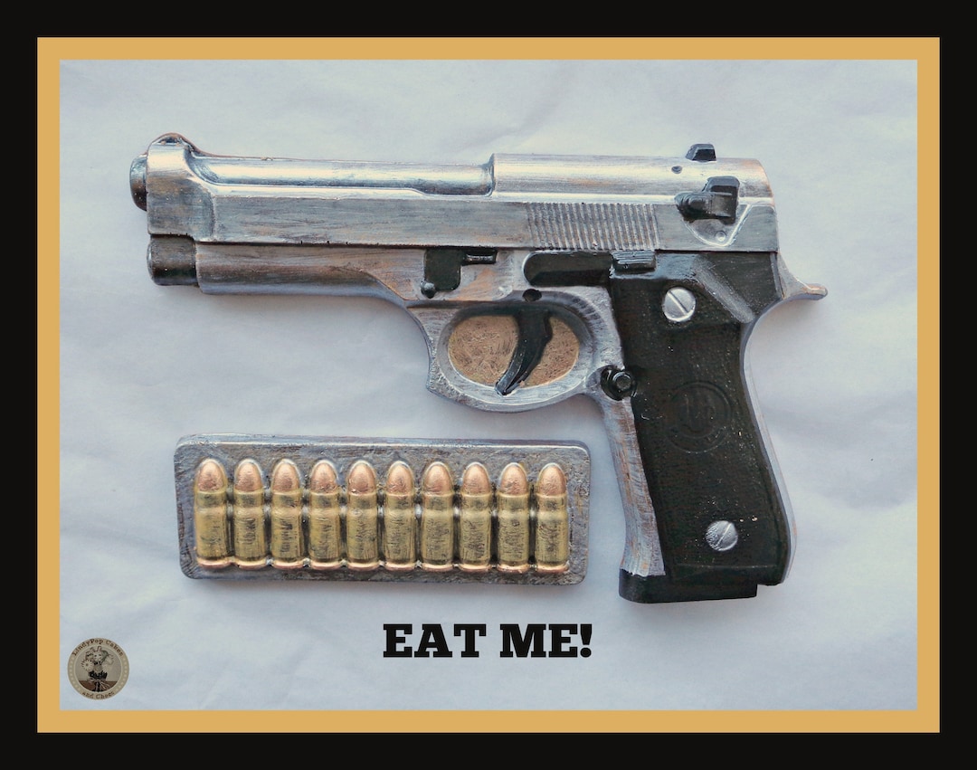 Chocolate Gun edible Pistol military Weapons army Etsy Singapore