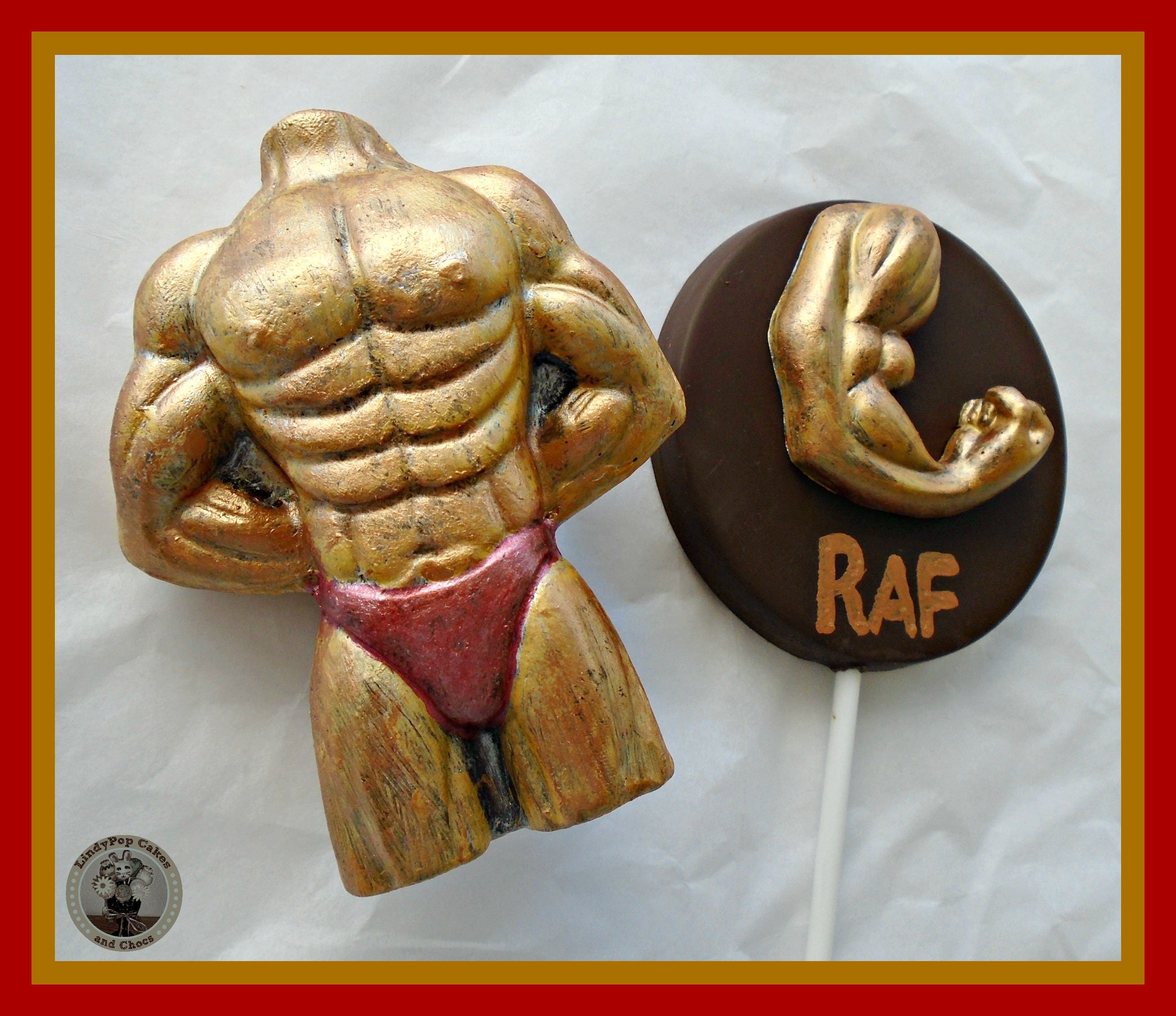 Bodybuilder Chocolate Gift/gym/personal Trainer/male Torso/weight Lifter  Training/fitness/mens Gifted/muscle Man/wrestler/husband/boyfriend 