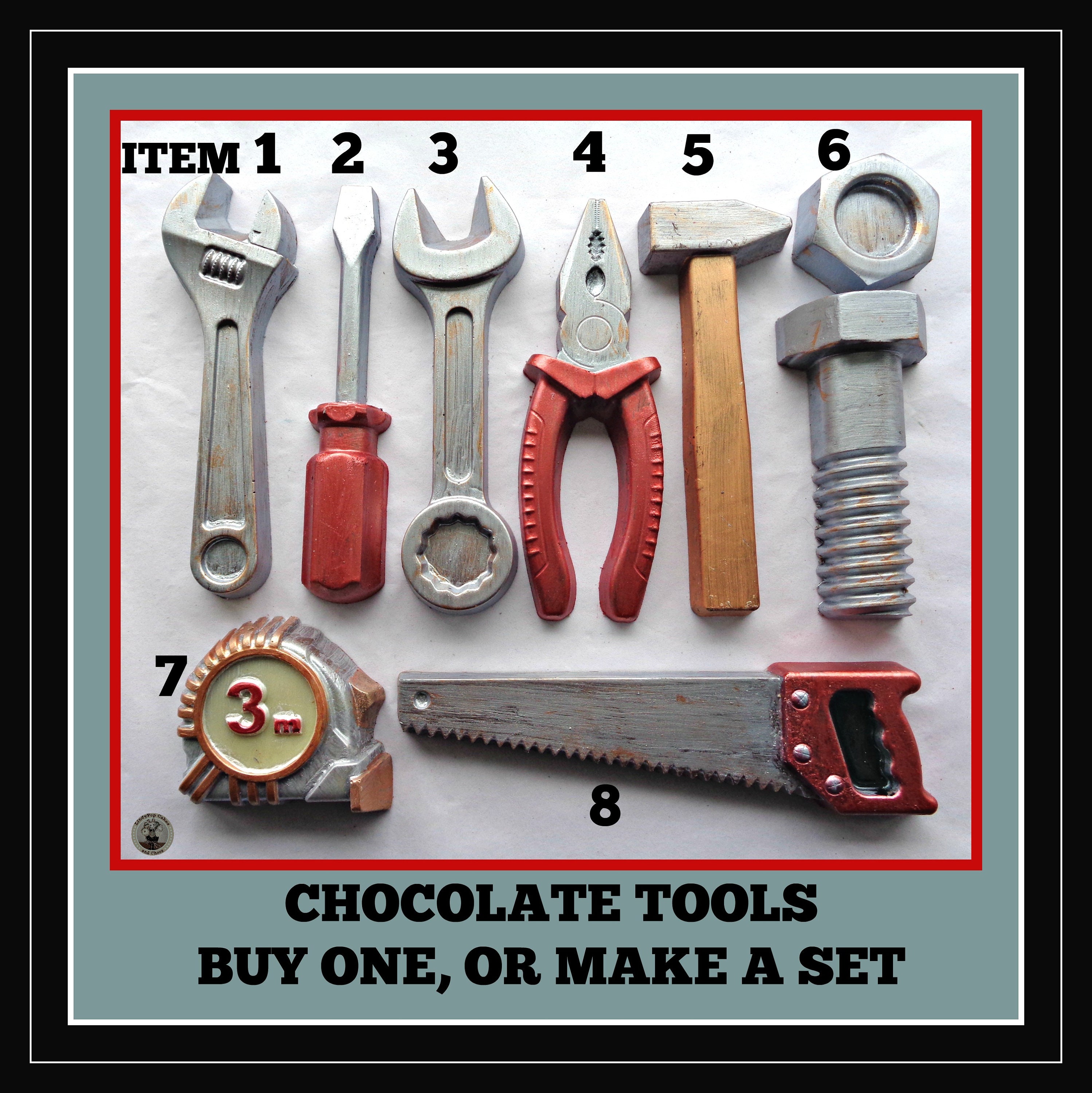 .com : CrazyChoco Chocolate Gift for Men, Chocolate Tools