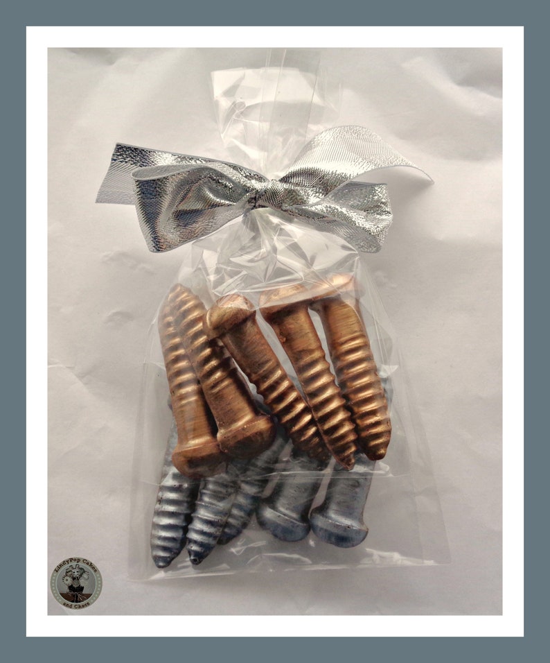 Chocolate Screws/Nuts/Bolts/Chocolate Tool Gift/DIY for him/Edible tools/Male Birthday/Fun chocolate/Husband/Boyfriend/Son/Brother/Dad/Man image 7