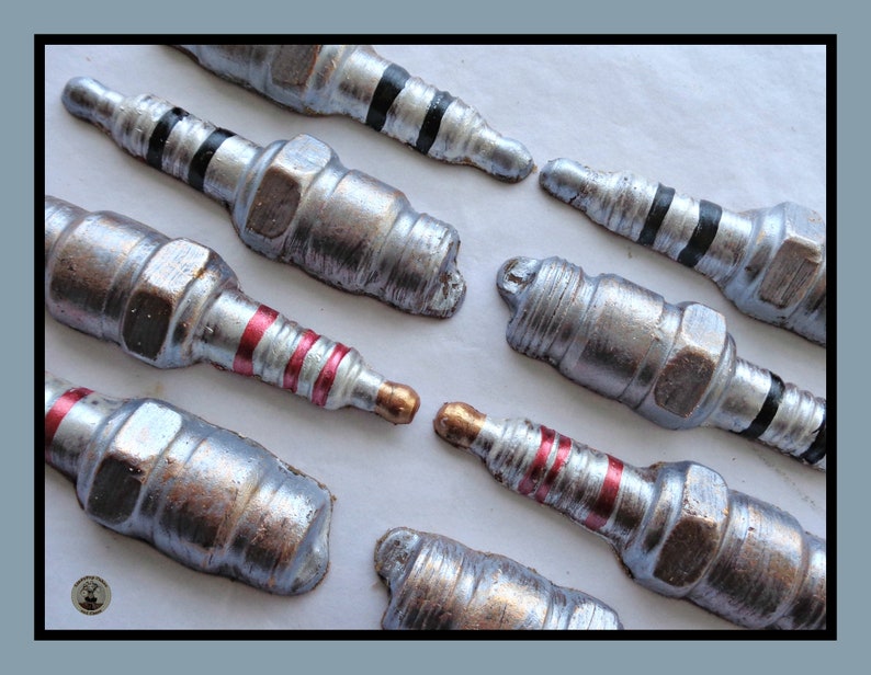 Chocolate Spark Plugs/Gift for Mechanic/Auto/Edible Spark plugs/Car gift/Cake Toppers/Car Repair/Breakdown Service/Husband/Boyfriend/Son/Him image 3