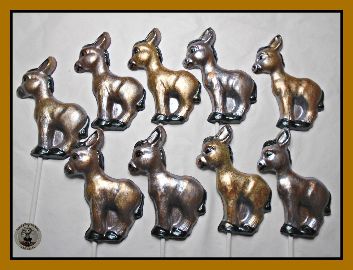 Donkey Chocolate Lollipops/donkey Gift/chocolate Donkey/edible Etsy UK