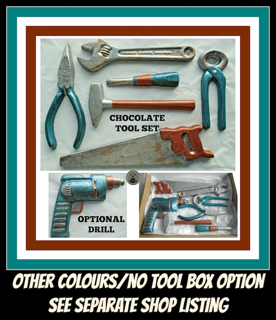 Chocolate Tools Tool Kit Tool Box DIY Saw Spanner Wrench Screws