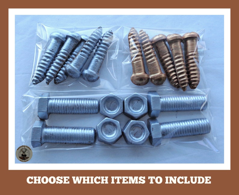 Chocolate Screws/Nuts/Bolts/Chocolate Tool Gift/DIY for him/Edible tools/Male Birthday/Fun chocolate/Husband/Boyfriend/Son/Brother/Dad/Man image 2