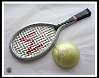 Tennis Gift/Chocolate Gift/Edible Tennis Racket/Ball/Tennis Coach/Player/Court/Unisex Tennis/Sports/Mens Birthday/Women/Dad/Brother/Husband