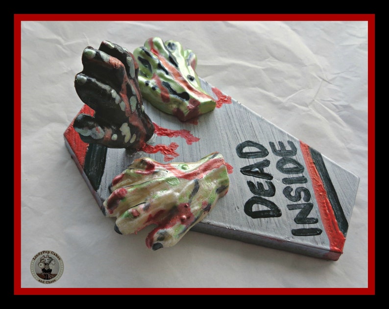 Horror Chocolate Gift/Zombie gift/Chocolate zombie hands/Blood/Creepy/Scary/Spooky/Boy/Son/Men/Male/Boyfriend/Husband/Unusual Halloween gift image 4