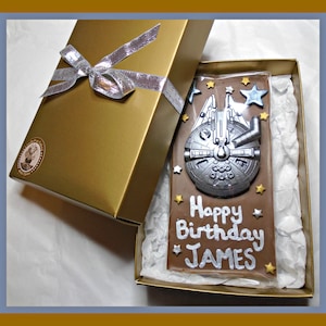 Spaceship Chocolate Gift/Space War/Outer Space/Star Ship/Space Trek/Boys space birthday/Mens Gift/Space Movie/husband/brother/boyfriend/son