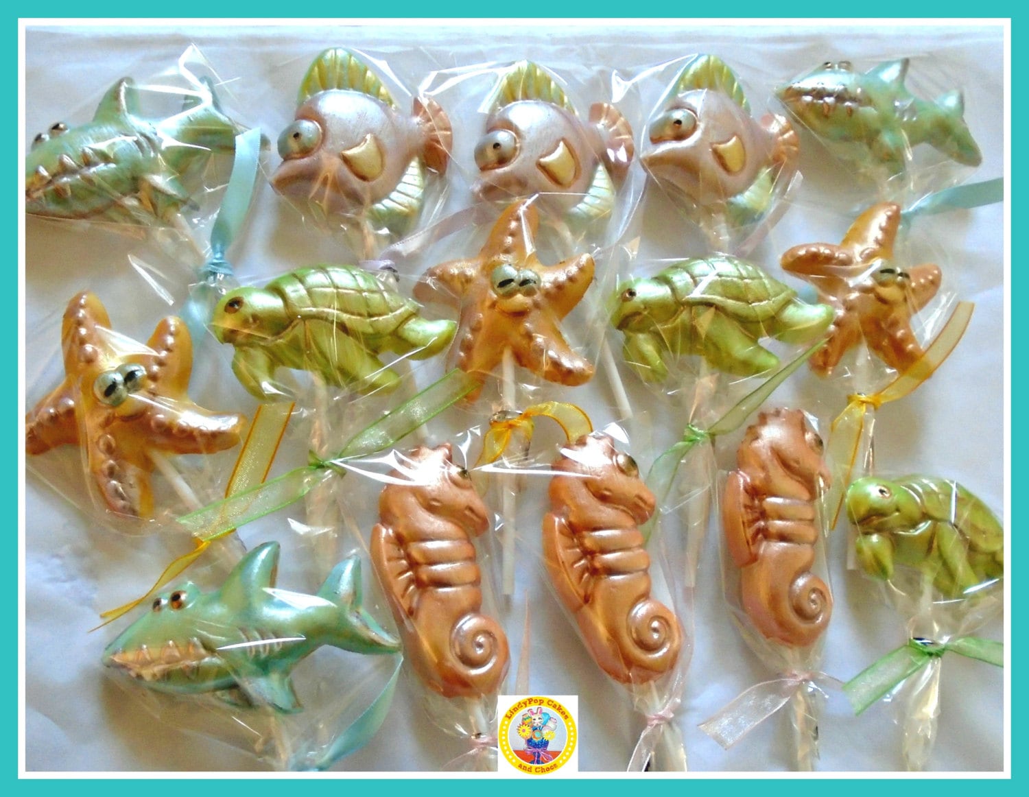 Chocolate Sea Creatures Chocolate Gift/under the Sea Etsy