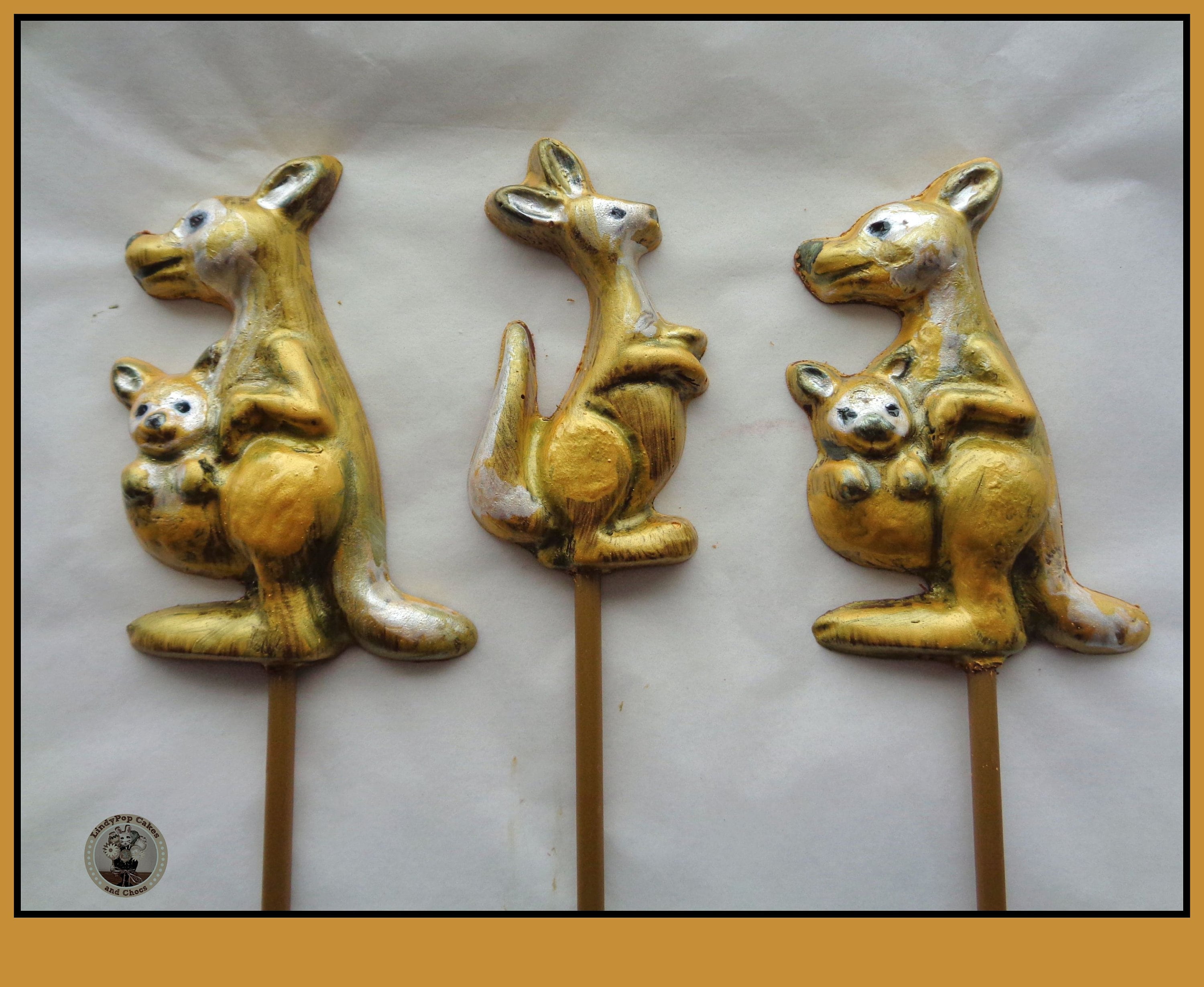 Kangaroo Gift Chocolate Kangaroo Lolly/Edible Etsy Nederland
