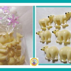 Polar Bear Gift/Chocolate Polar Bear/Edible Polar Bear/Arctic Animal/North Pole/Kid/Children/Boy/Girl/Female/Women/Woman/Daughter/Sister/Mum