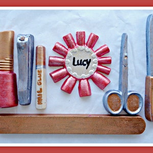 Edible Chocolate Manicure Set: Novelty Hand Care Gift - Cake Topper
