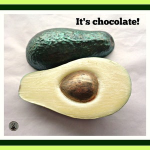 Chocolate Avocado Gift/Pretend Avocado/Funny Fake food/Joke Edible/Loves Avocado Lover/Husband/Boyfriend/Male/Female/Man/Woman/Men/for him