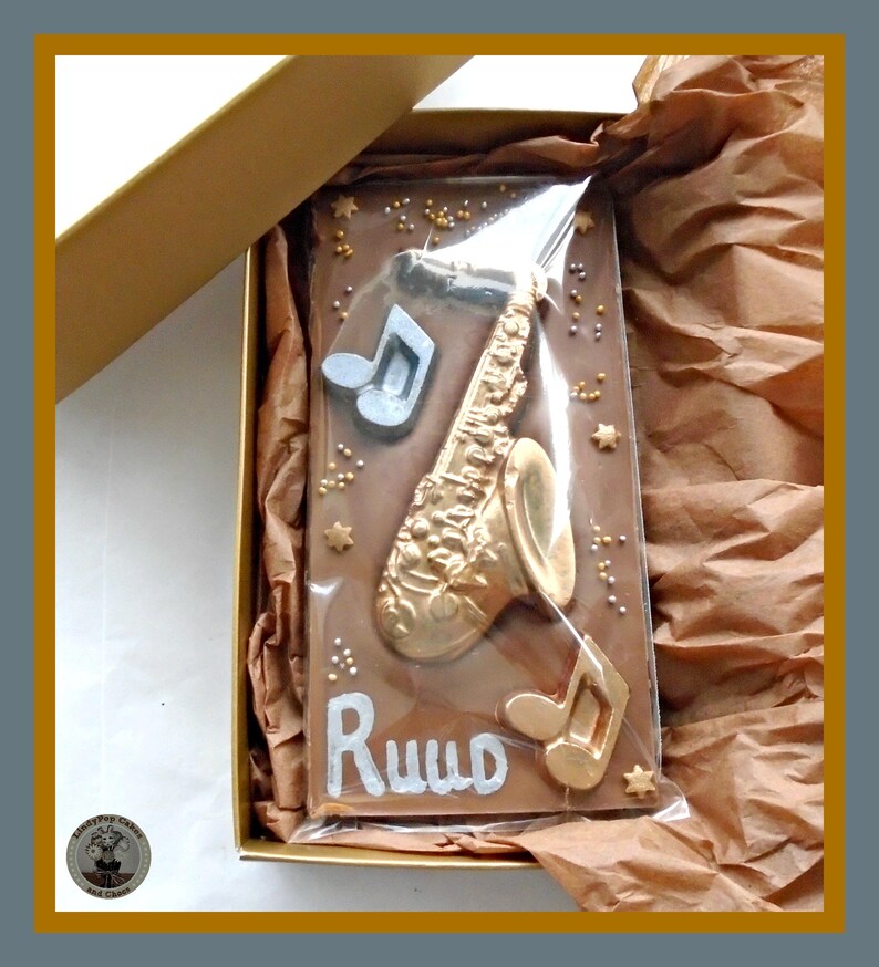 Saxophone Chocolate Gift/Jazz Music/Sax Player/Musician/Jazz Etsy
