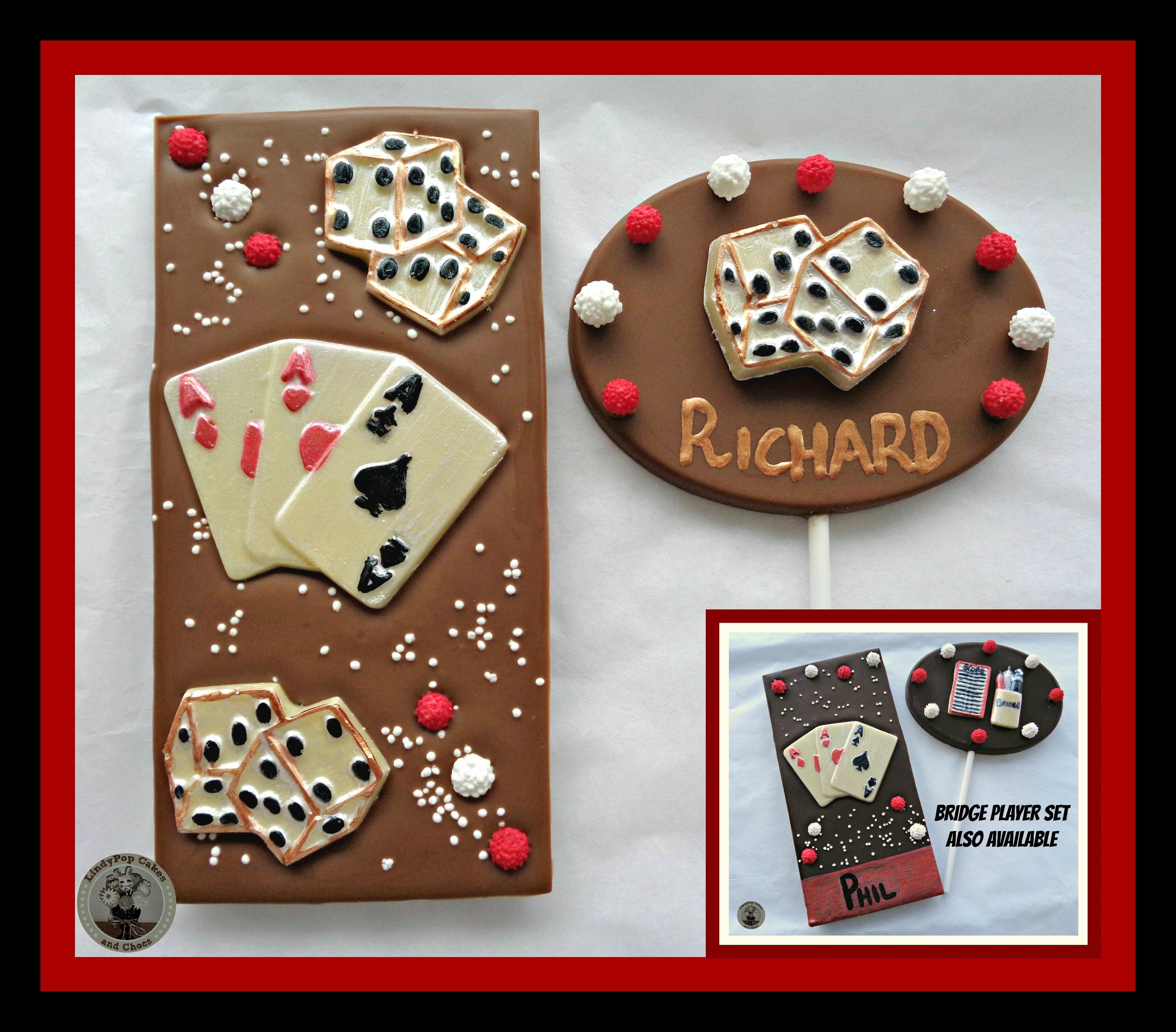Card Player Gift/Playing Cards Chocolate Gift/Bridge Etsy