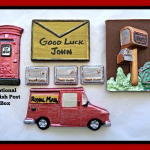 Post Office Chocolate Gift/Mailman/Delivery Driver/Postman/Royal Mail Postbox/Courier Service/Envelope/Stamps/Van Truck Driver/Mail box