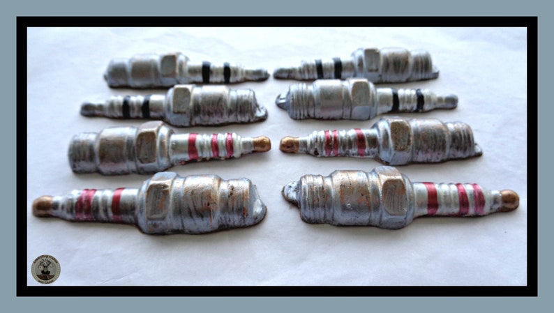 Chocolate Spark Plugs/Gift for Mechanic/Auto/Edible Spark plugs/Car gift/Cake Toppers/Car Repair/Breakdown Service/Husband/Boyfriend/Son/Him image 2