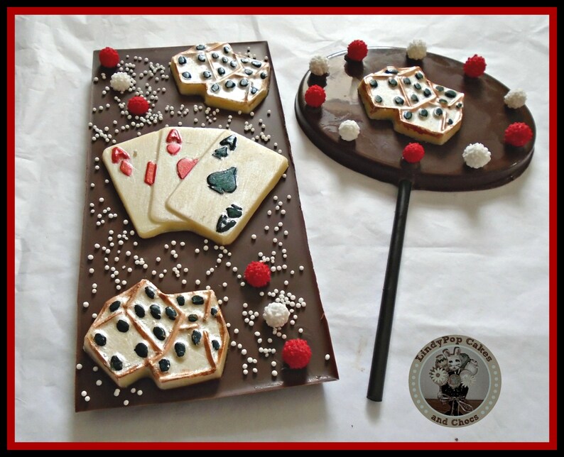 Card Player Gift/playing Cards Chocolate Gift/bridge Etsy