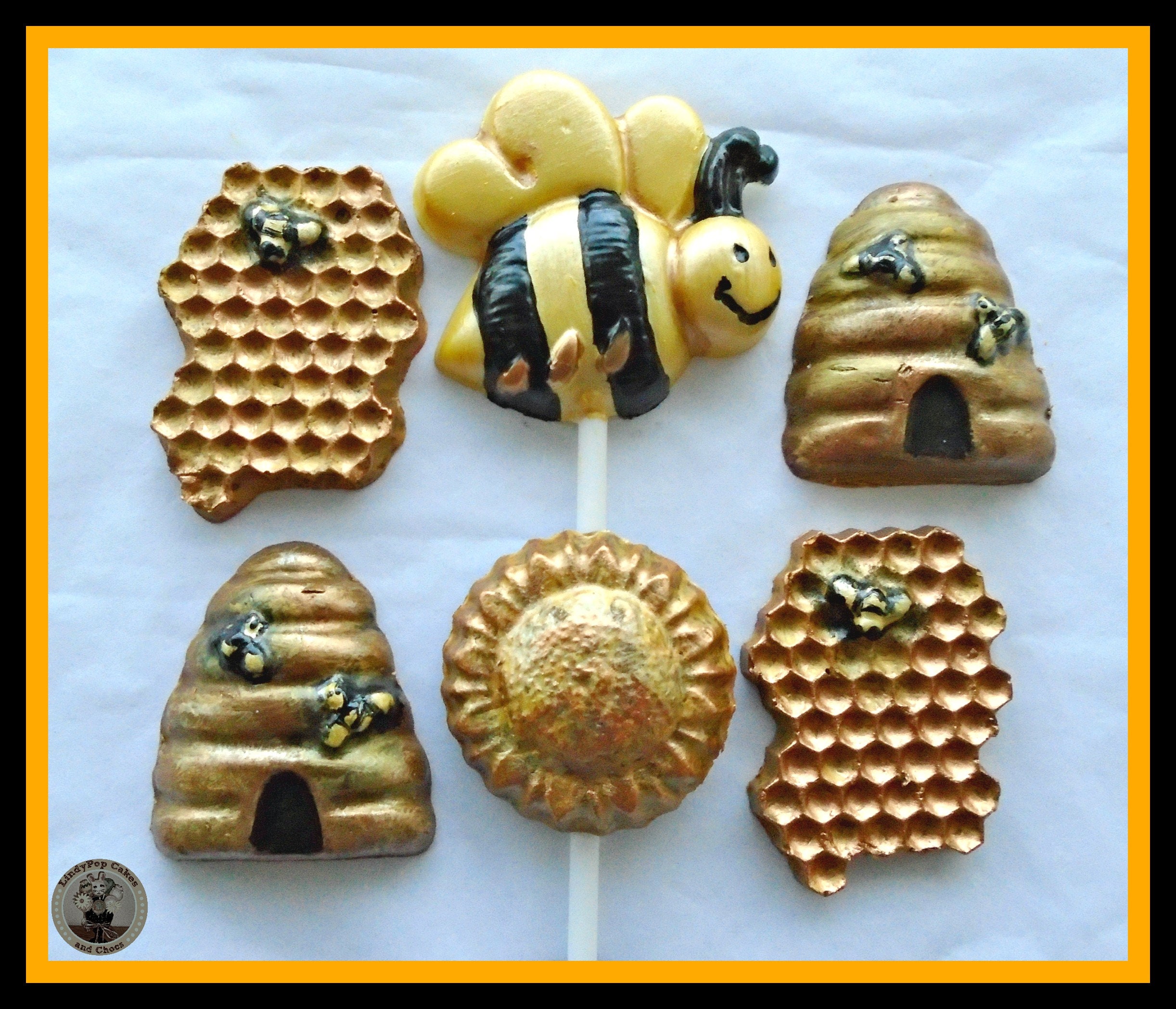 Honeycomb Bee Silicone Mould Mold Sugarcraft Icing Fondant Cake