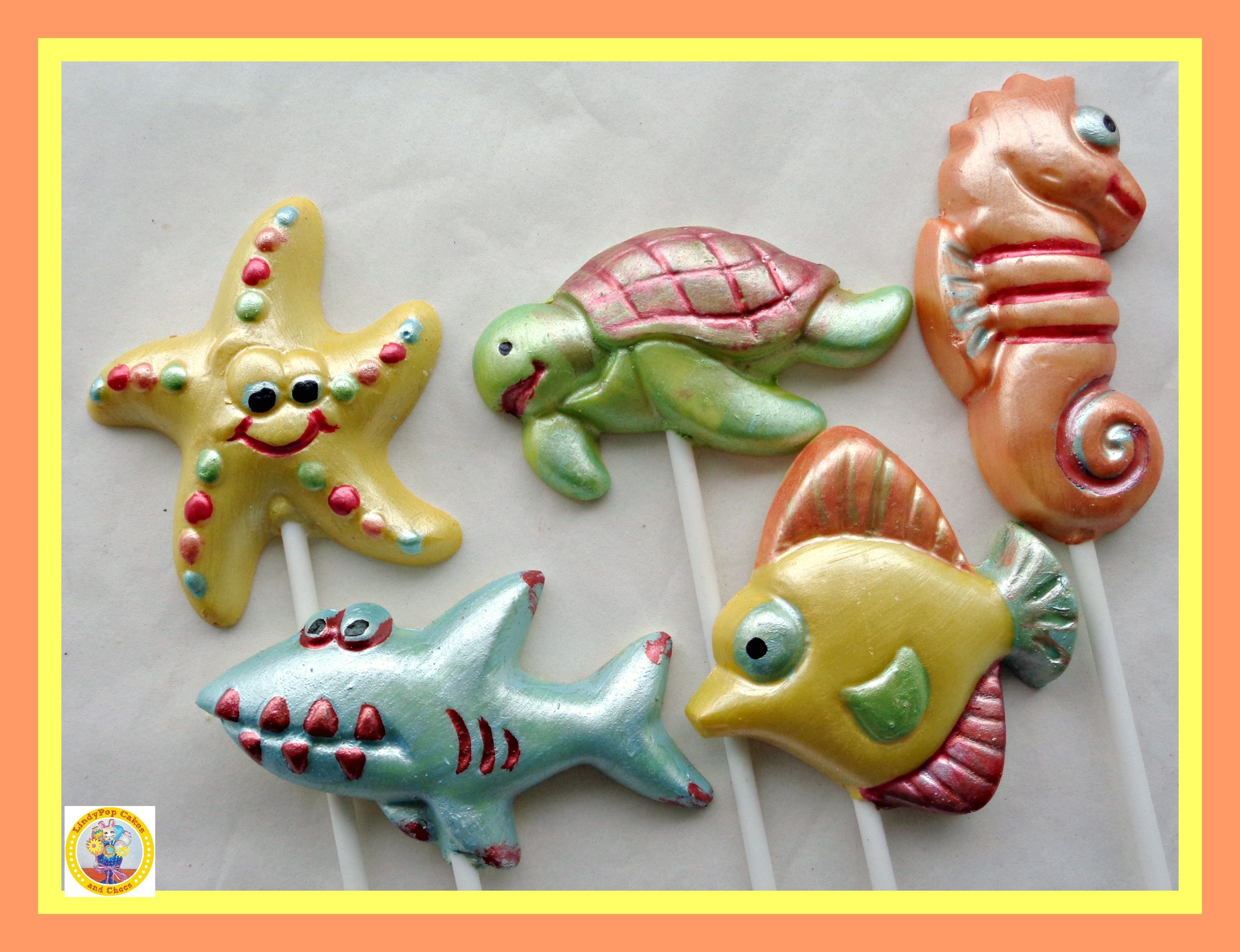Chocolate Sea Creatures Chocolate Gift/under the Sea Etsy