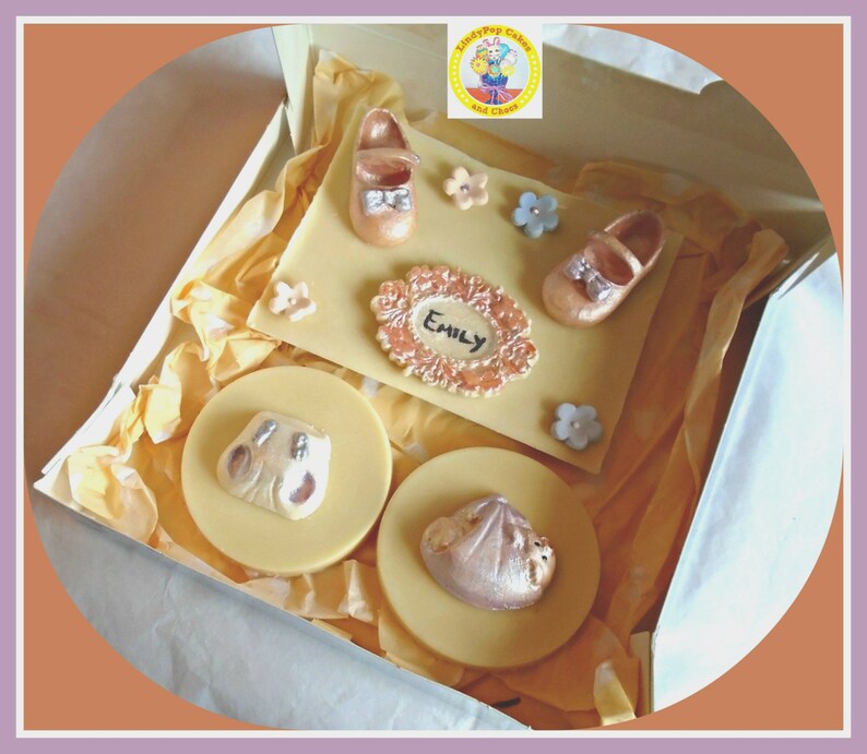 newborn Novelty Personalised It/'s A Boy 7.5/" Edible Icing Cake Topper new baby