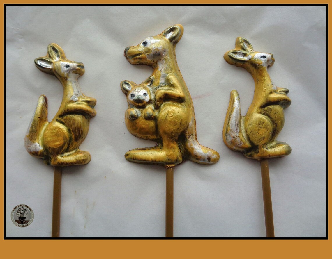 Kangaroo Gift Chocolate Kangaroo Lolly/edible Etsy